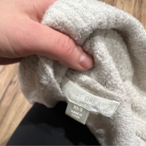 Barefoot Dreams CozyChic Lite Circle Cardigan in Stone - Picture 4 of 7